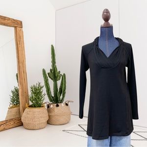 One September Braided Collar V-Neckline Sweater
